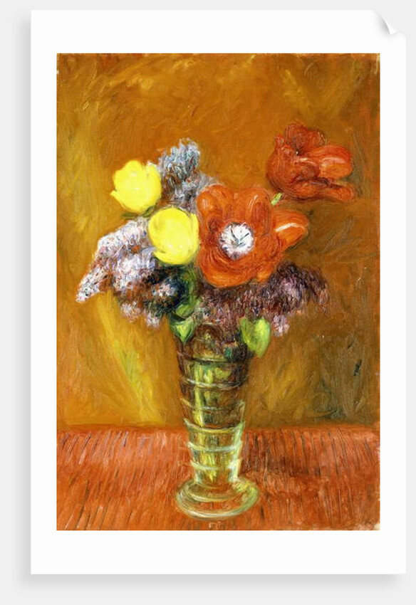 Lilacs and Tulips by William James Glackens