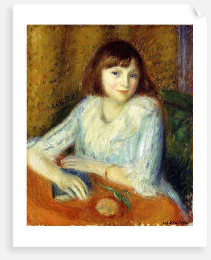 A Portrait of Penny, by William James Glackens
