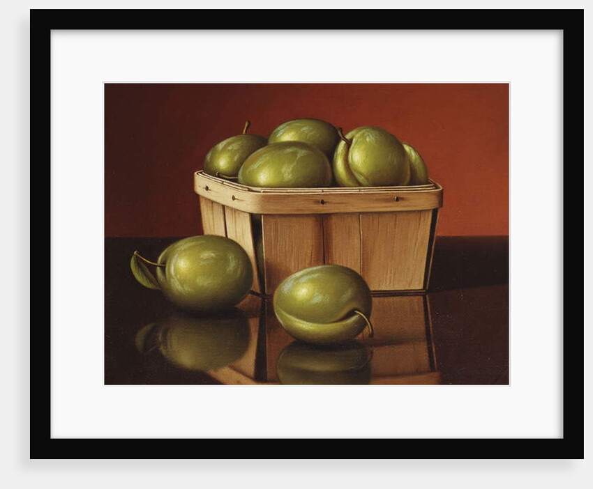 A Basket of Plums by Levi Wells Prentice