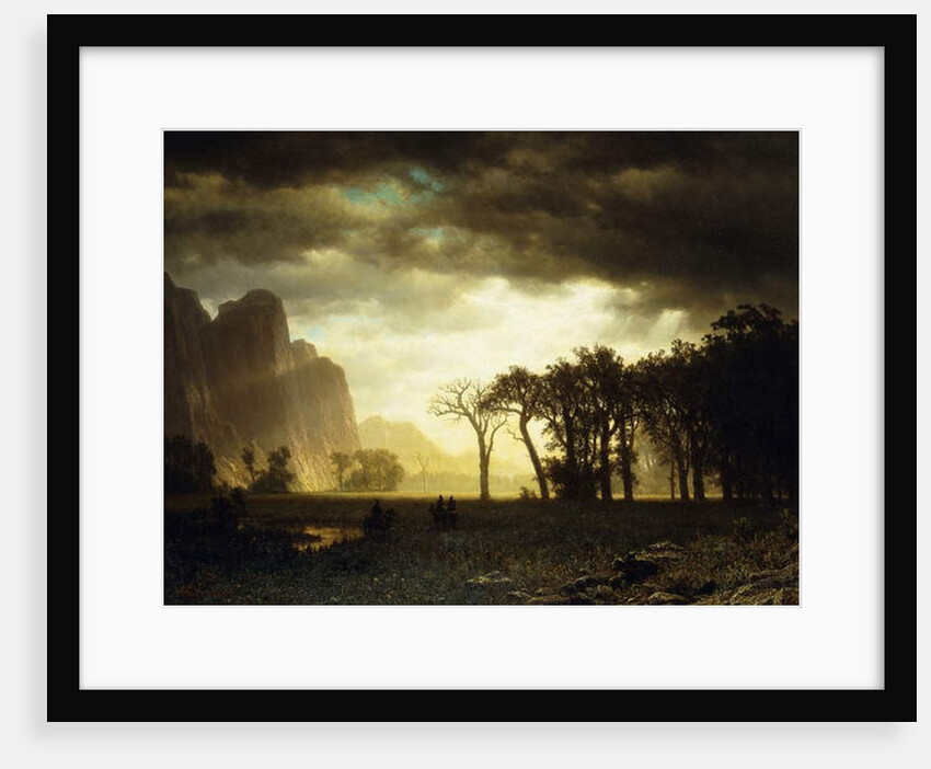 Passing Storm in Yosemite, 1865 by Albert Bierstadt