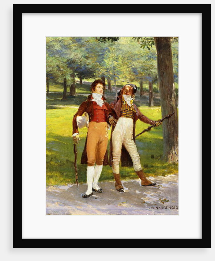 Dandies in the Park by Ignaz-Marcel Gaugengigl