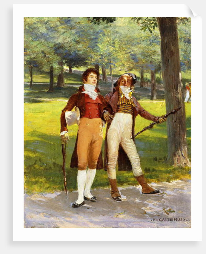 Dandies in the Park by Ignaz-Marcel Gaugengigl