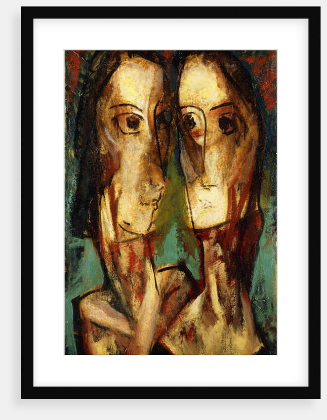 Two Heads, c.1928 by Alfred Henry Maurer
