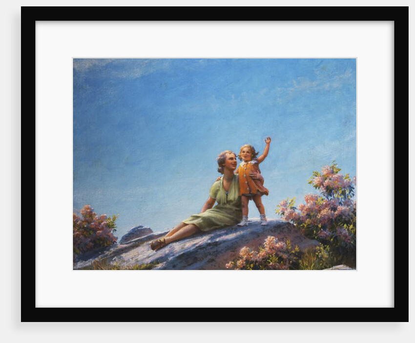 A Happy Moment, 1919 by Charles Courtney Curran