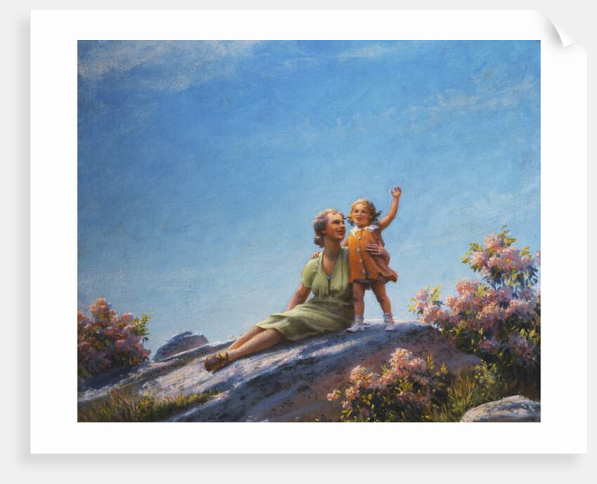 A Happy Moment, 1919 by Charles Courtney Curran