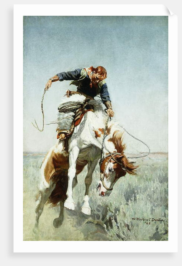 Bronco Rider, 1908 by William Herbert 'Buck' Dunton