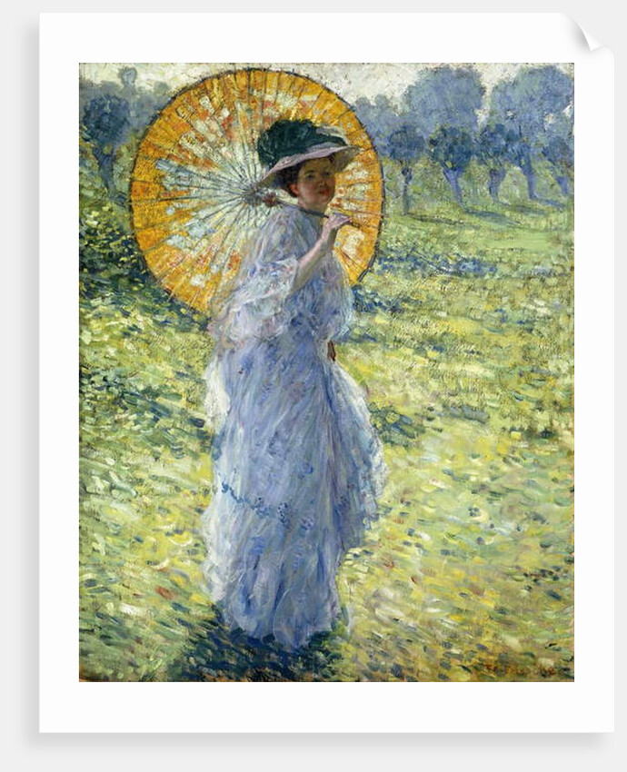 Woman with a Parasol, c.1906 by Frederick Carl Frieseke