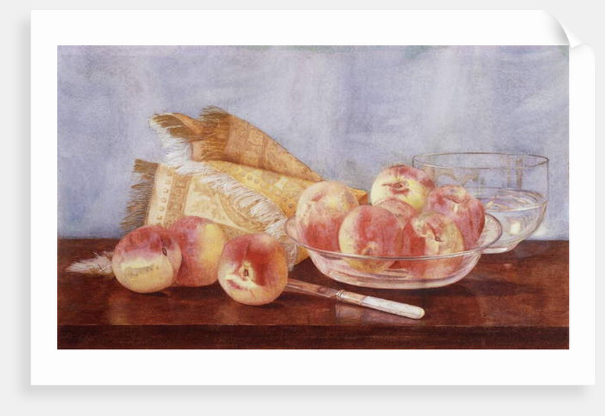 Still-life with Peaches by Claude Raguet Hirst