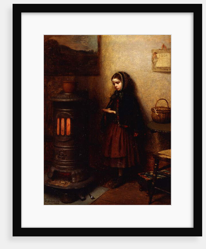 Warming Her Hands, 1862 by Eastman Johnson
