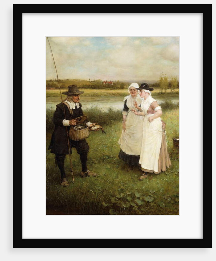 Isaac Walton and the Milkmaids, 1888 by George Henry Boughton