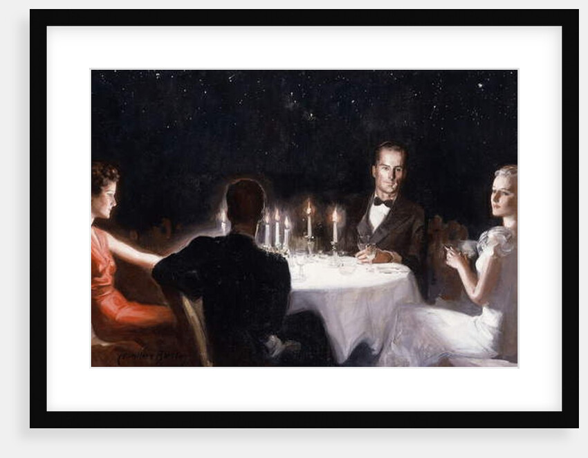 Dinner Under the Stars by McClelland Barclay