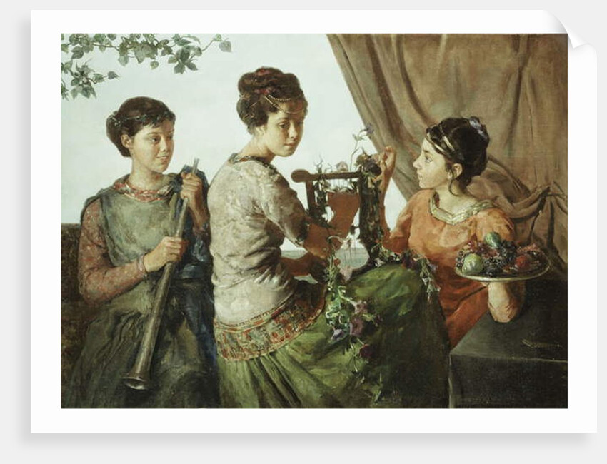 The Music Party, 1894 by Joseph Wood Colby