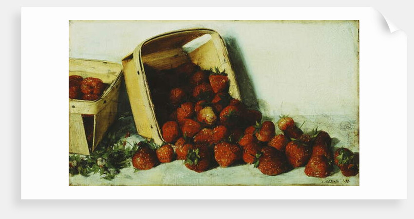 Basket of Strawberries, 1883 by Joseph Decker