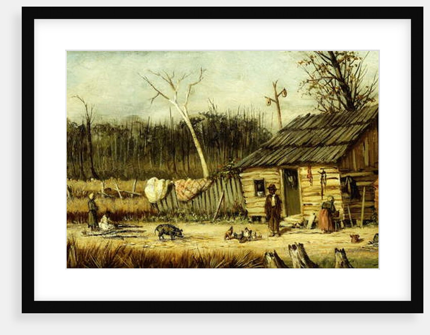 Cabin Scene, by William Aiken Walker