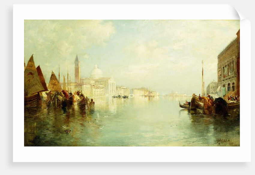 The Grand Canal, 1887 by Thomas Moran