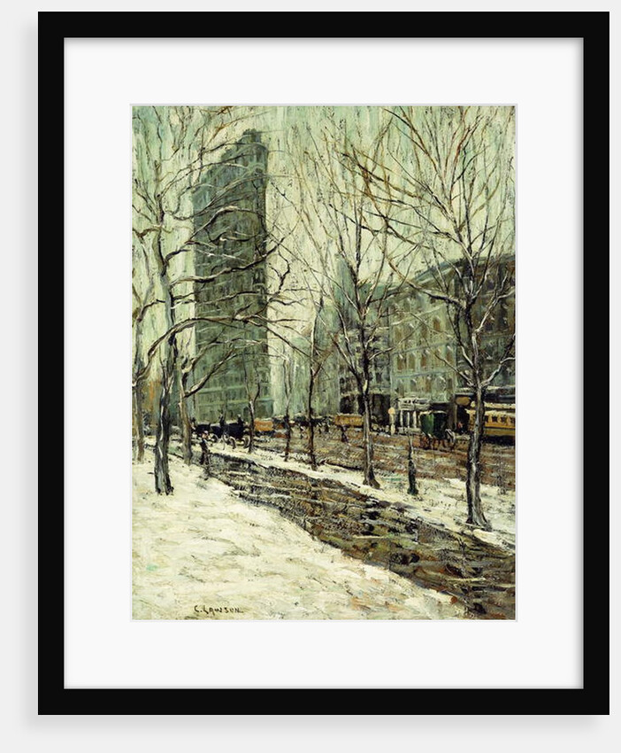The Flatiron Building by Ernest Lawson