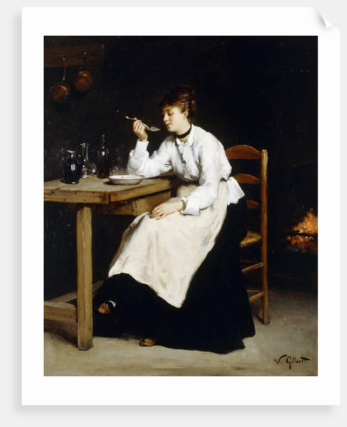 By the Fire by Victor Gabriel Gilbert