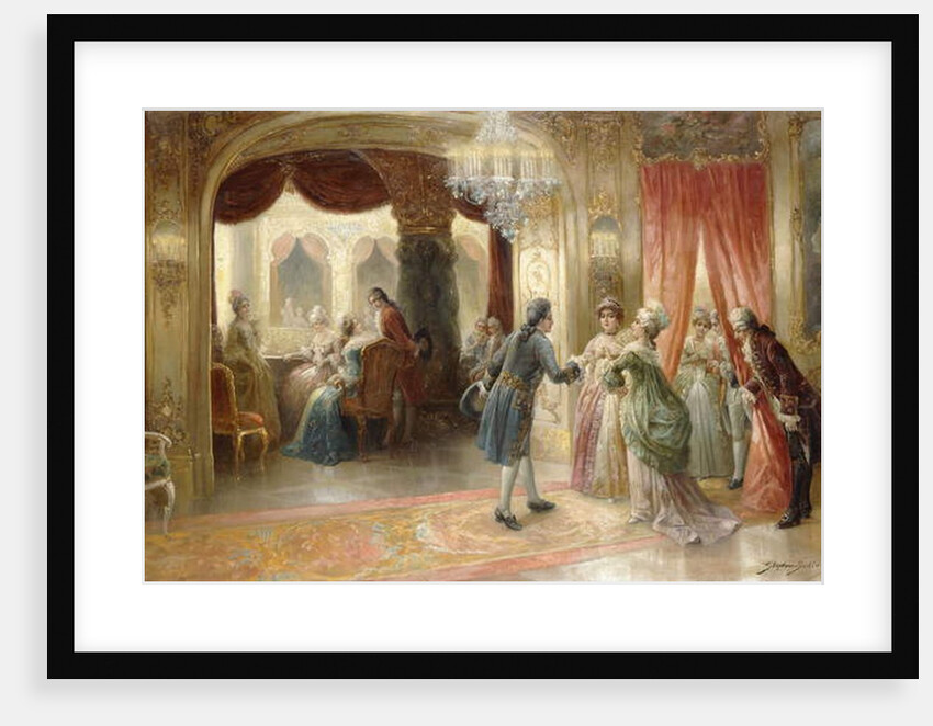 At the Opera by August Stephan Sedlacek