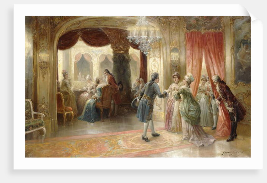 At the Opera by August Stephan Sedlacek