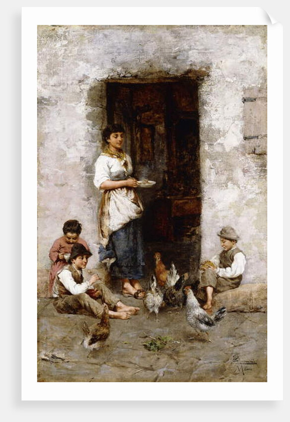 Mealtime; Il Pasto by Giuseppe Zannoni