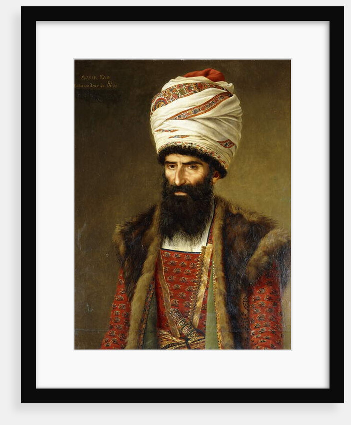 Portrait of Asghar Khan, Ambassador of Persia, 1808 by French School