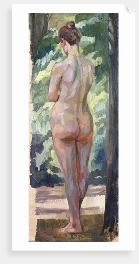 Standing Nude by Heinrich Wilhelm Truebner