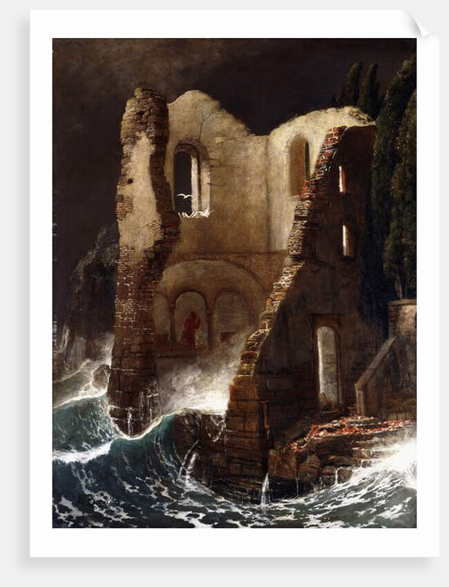 The Chapel; by Arnold Bocklin