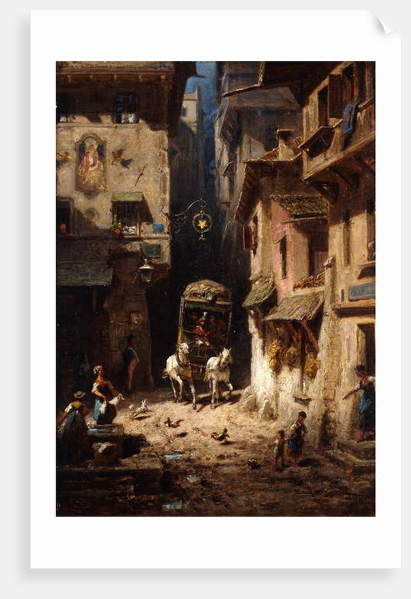 The Post; Die Post, c.1875-1880 by Carl Spitzweg