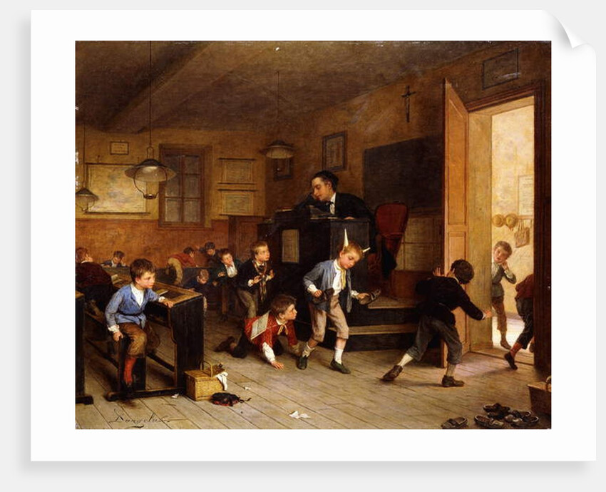 While Teacher Sleeps by Andre Henri Dargelas