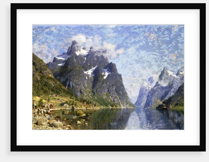 Hardanger Fjord, Norway by Adelsteen Normann
