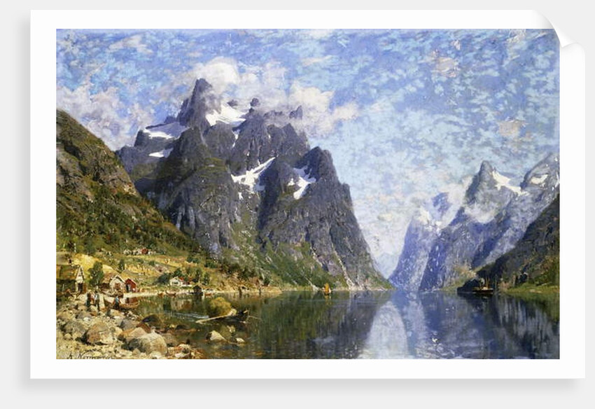 Hardanger Fjord, Norway by Adelsteen Normann