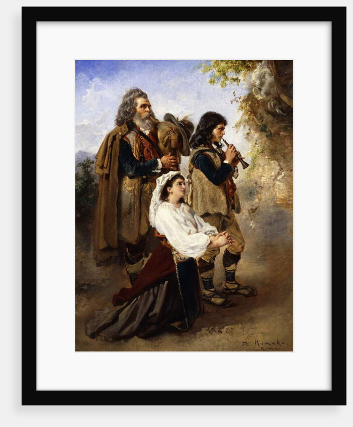 Pagans before the Altar by Anton Romako