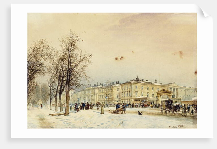 The North Station, Vienna by Rudolph von Alt