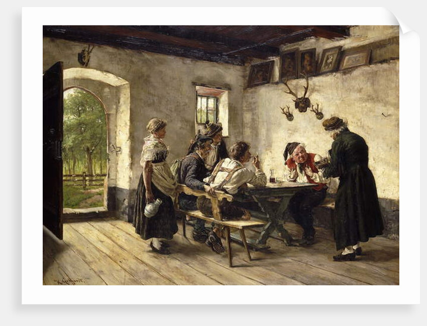 The Suspicious Customer; Ein mistrauischer Kunde by Karl Gebhardt