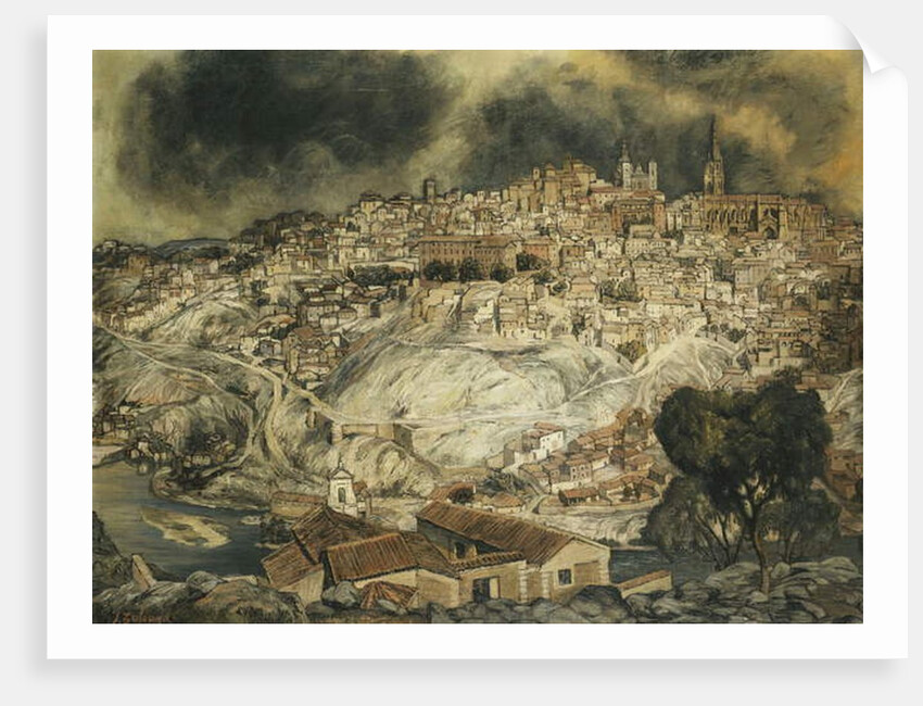 The Fort of Toledo by Ignacio Zuloaga y Zabaleta