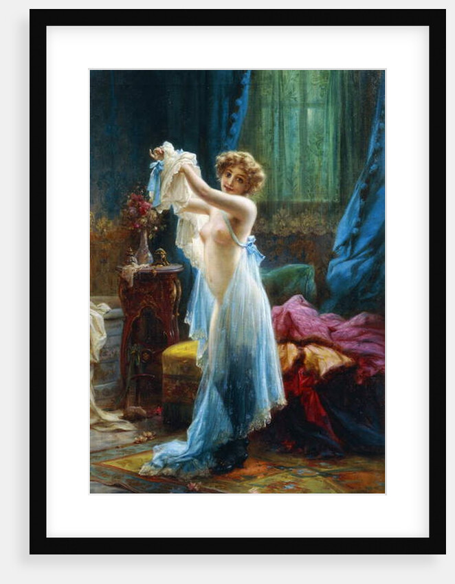 The Boudoir by Hans Zatzka