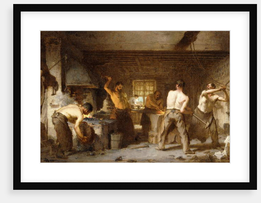 The Blacksmith's Forge by Paul Soyer
