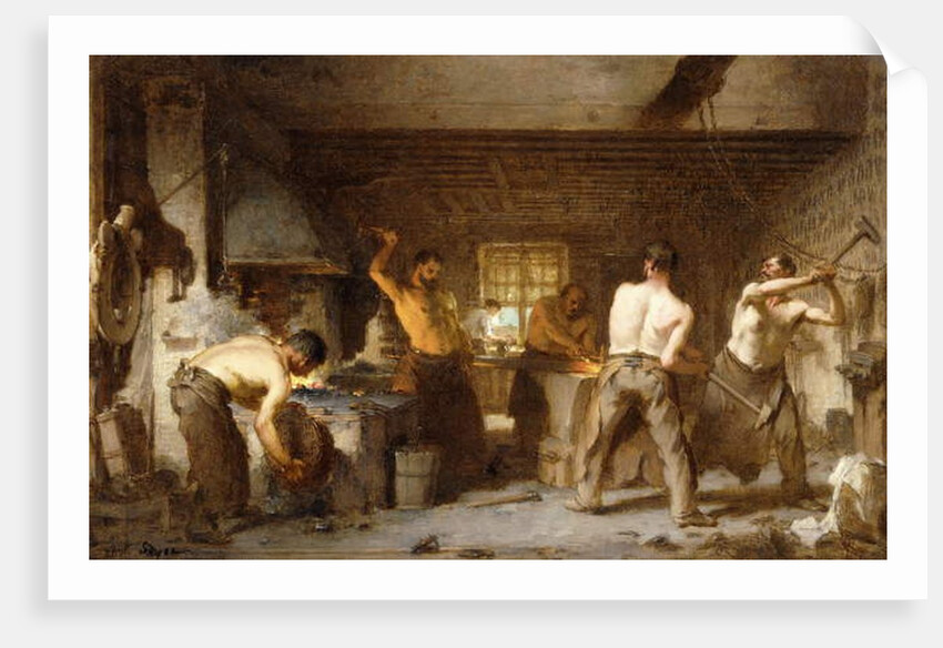 The Blacksmith's Forge by Paul Soyer