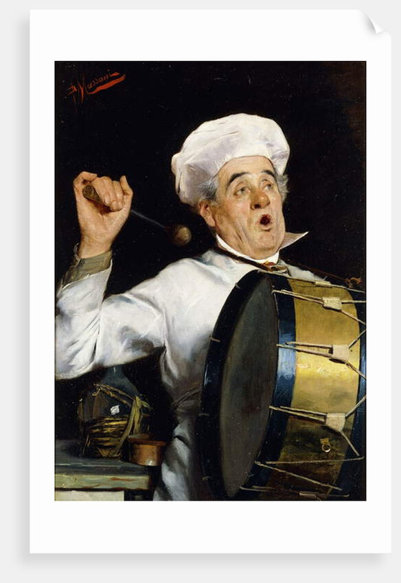 Calling for Dinner by Pompeo Massani