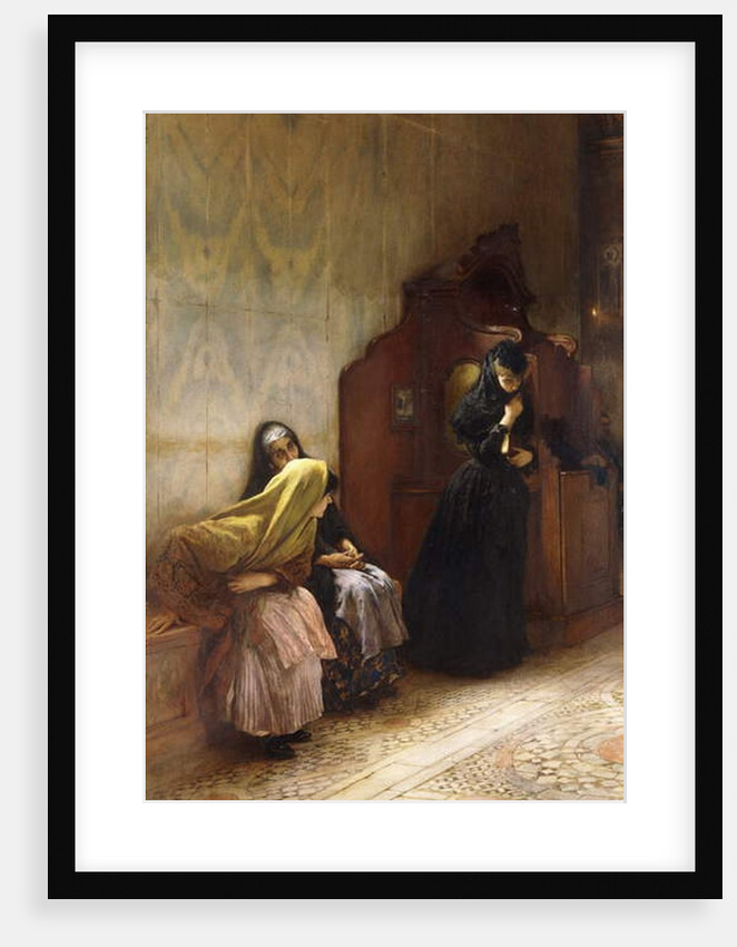 The Confession by Ludwig Passini