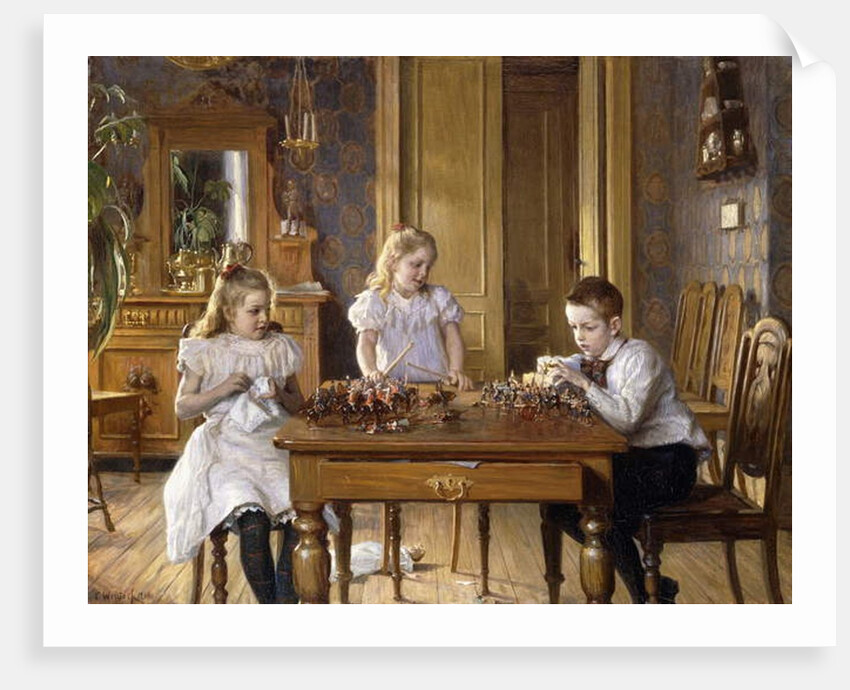 The Battle, 1900 by Carl Christian Ferdinand Wentorf