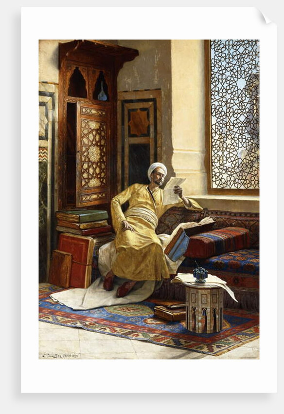 The Scholar, 1895 by Ludwig Deutsch