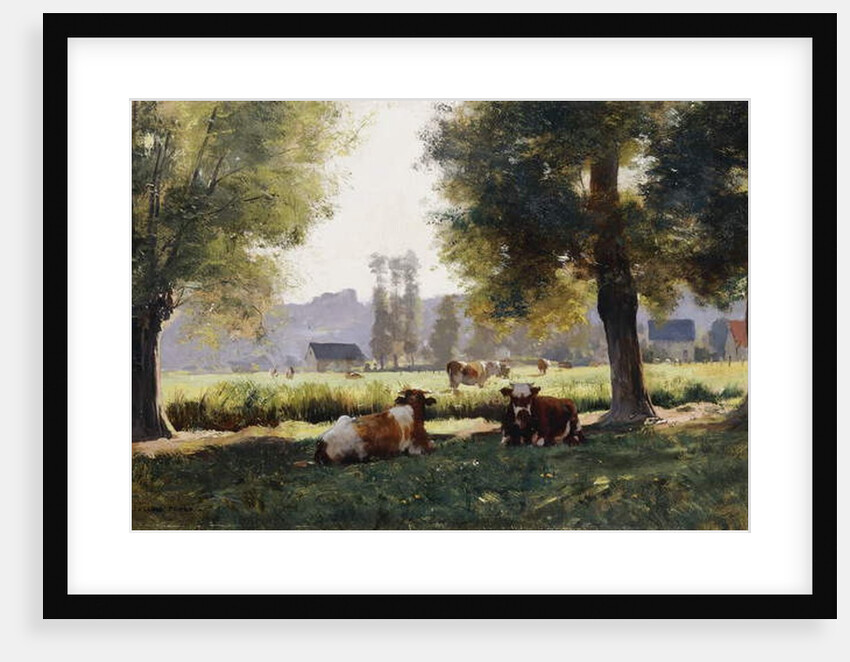 Prairie a Arques-la Bataille, Normandie by Julien Dupre