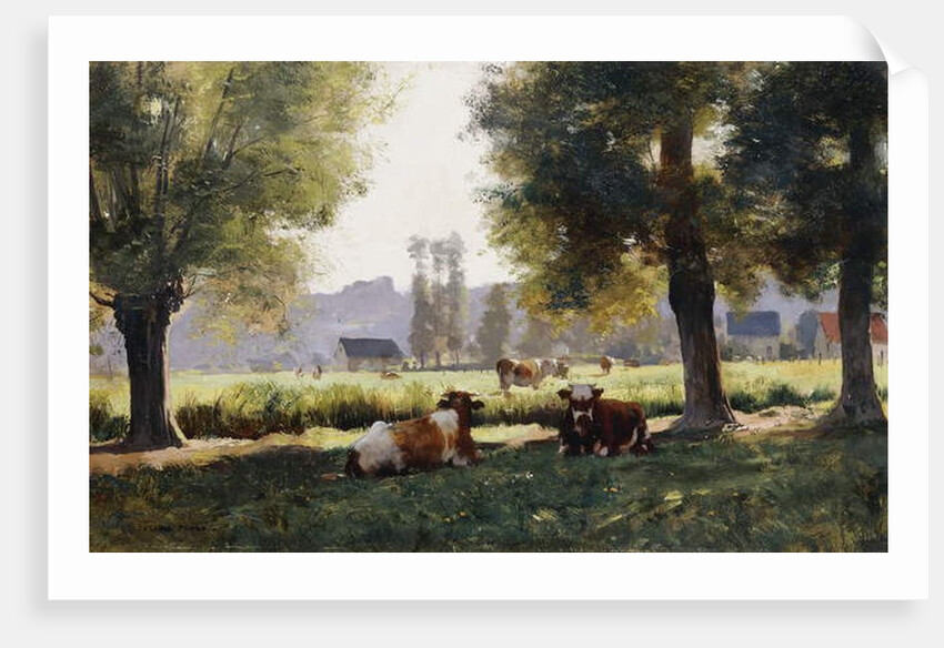 Prairie a Arques-la Bataille, Normandie by Julien Dupre