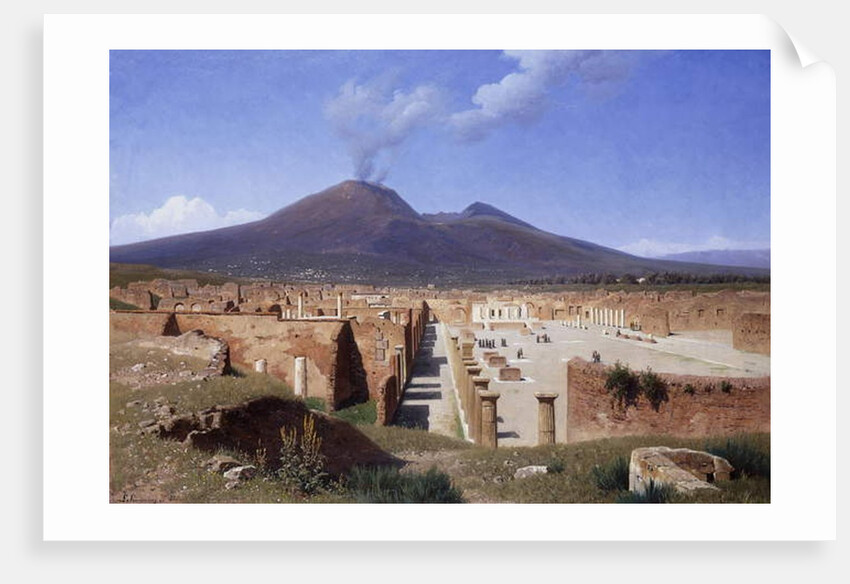 Vesuvius from Pompei, 1883 by Louis Spangenberg