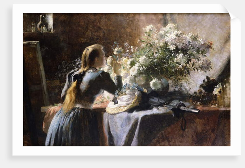 Visiting the Studio by Frans Mortelmans