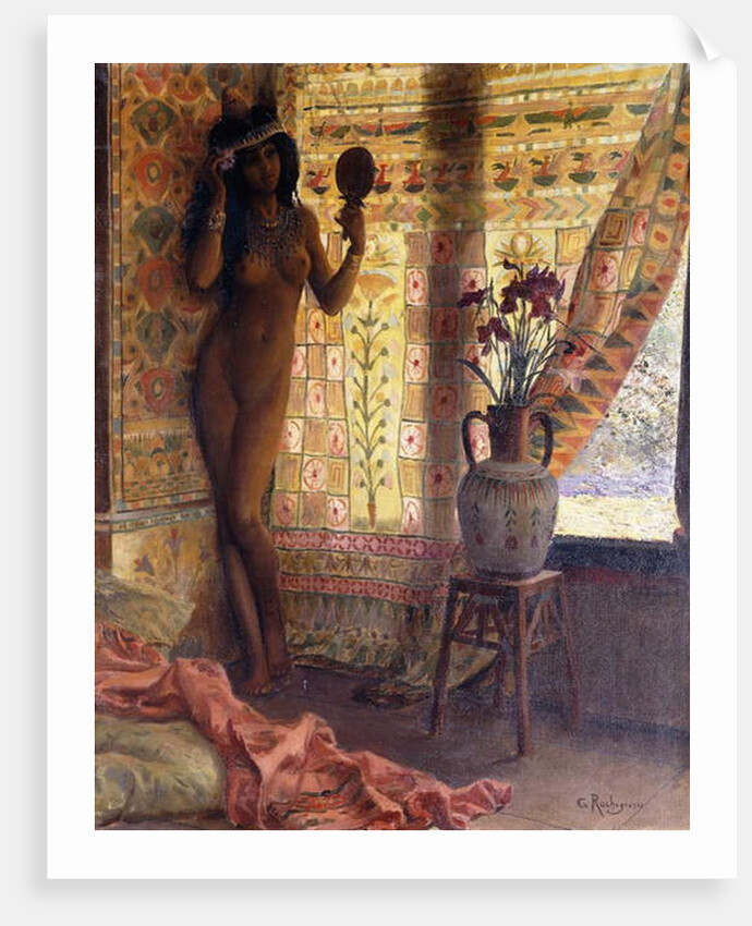 The Mirror; Le Miroir by Georges Marie Rochegrosse