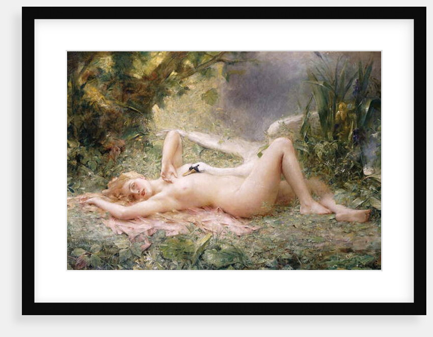 The Triumph of the Swan; Le Triomphe de Cygne by Leon Francois Comerre