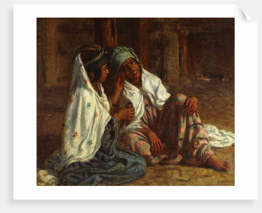 Young Girls using Make-up by Alphonse Etienne Dinet