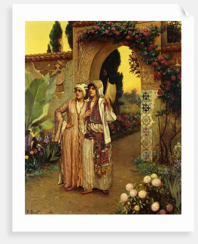 In the Garden of the Harem by Rudolphe Ernst